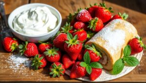 Easy Strawberry Shortcake Roulade Recipe