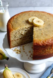 Soft and Moist Banana Cake