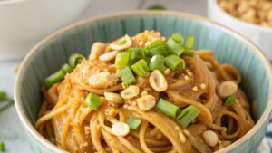 peanut noodles